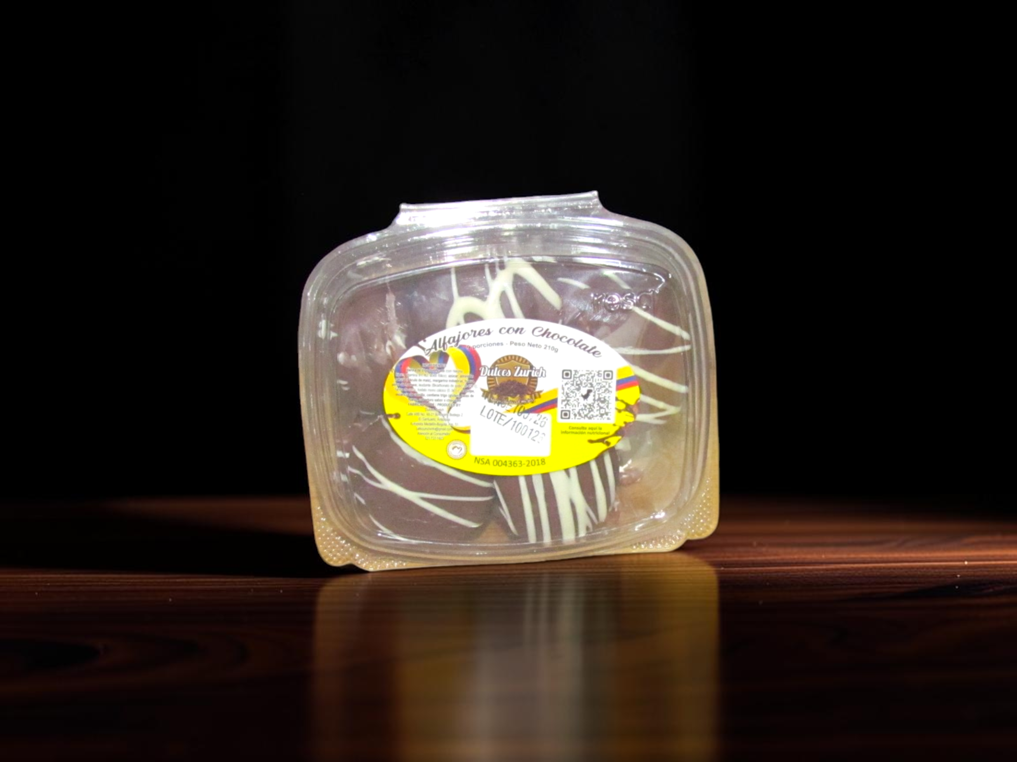 Alfajor de chocolate x 9 uds