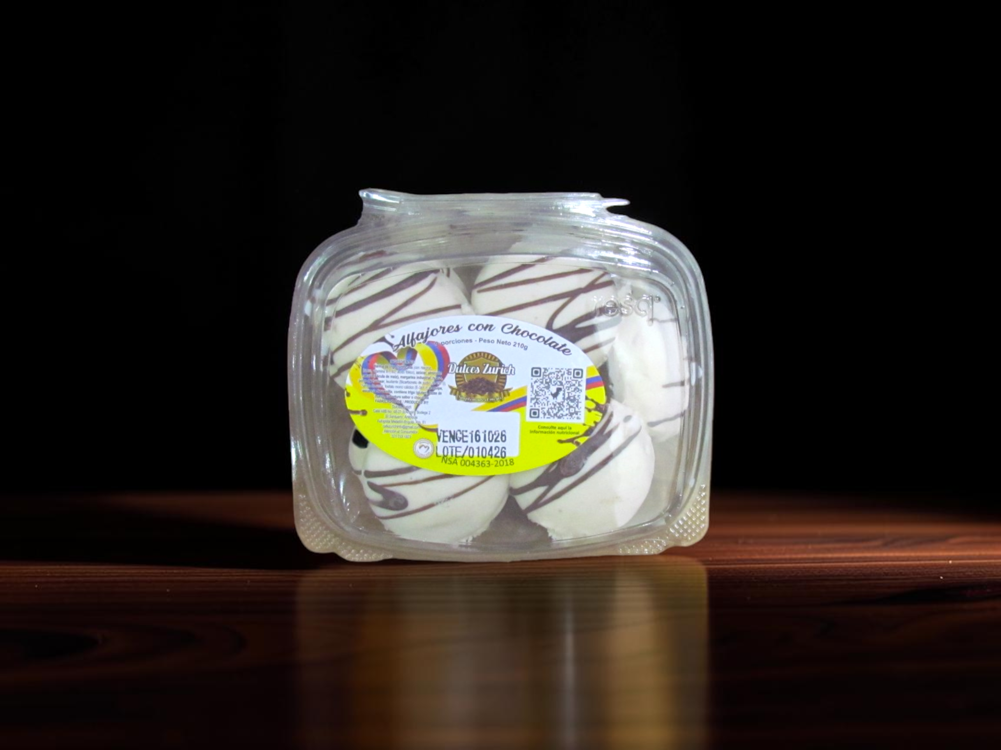 Alfajor de chocolate x 9 uds