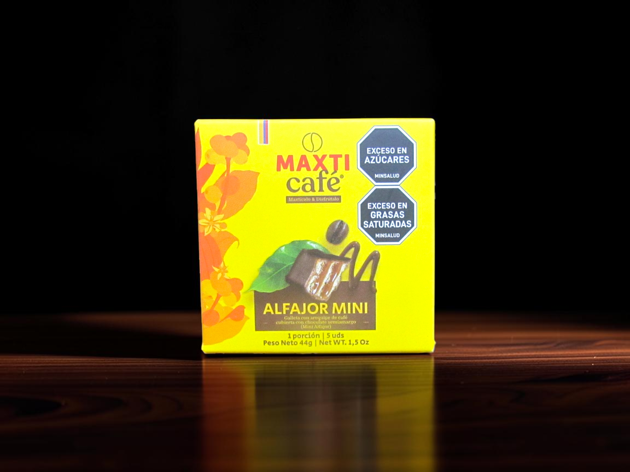 Mini alfajores de café x 5 uds