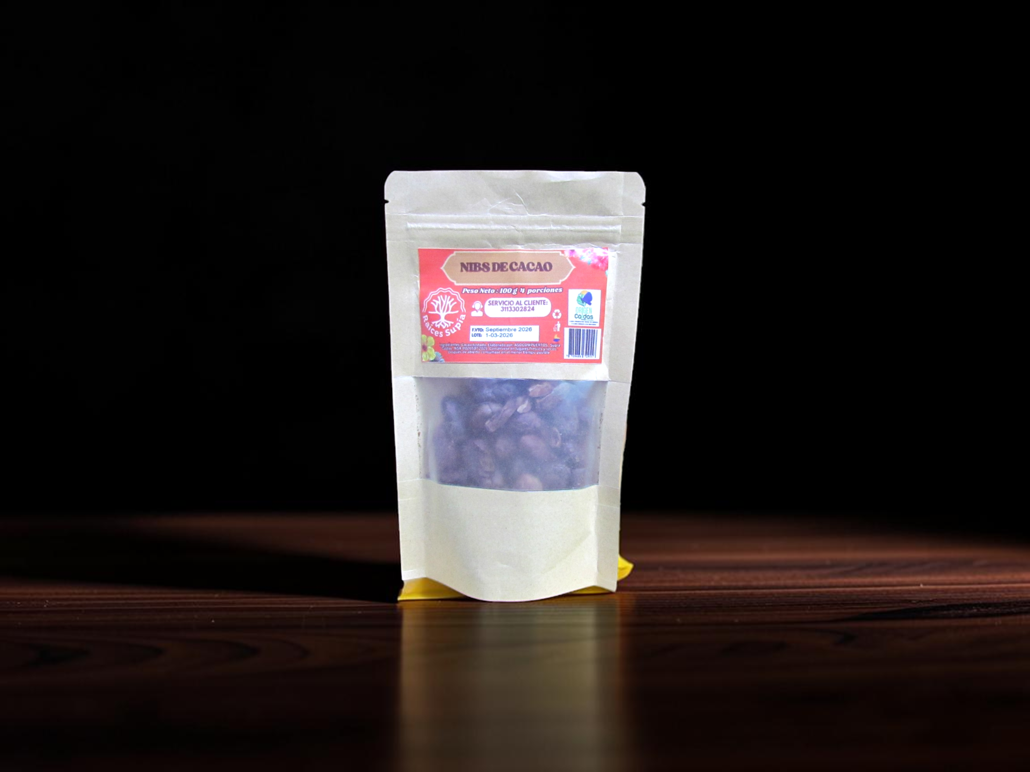 Nibs de cacao puro